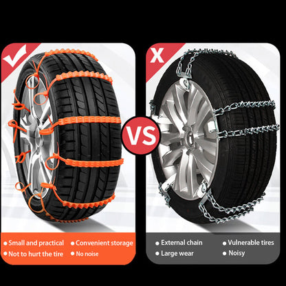 (🎅Early Christmas Sale - 50% OFF) 🎁Beef tendon material super friction car snow chain